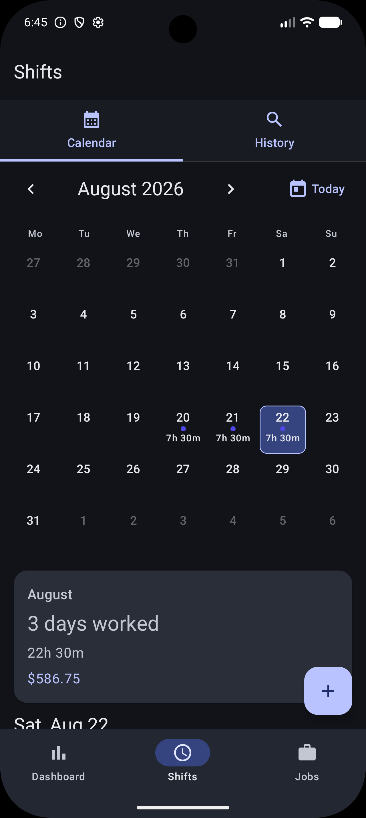 Pay periods